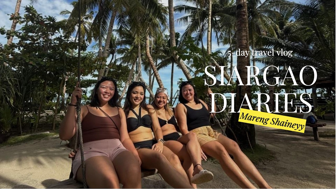 5 days in Siargao ⋆｡𖦹 ˚ 𓇼 ˚｡⋆