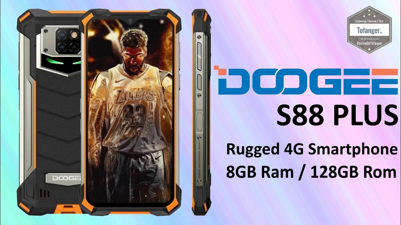 DOOGEE S88 PLUS - прочный смартфон 4G - 8 ГБ ОЗУ и 128 ГБ ROM - Helio P70 - 10000 мАч - Распаковка