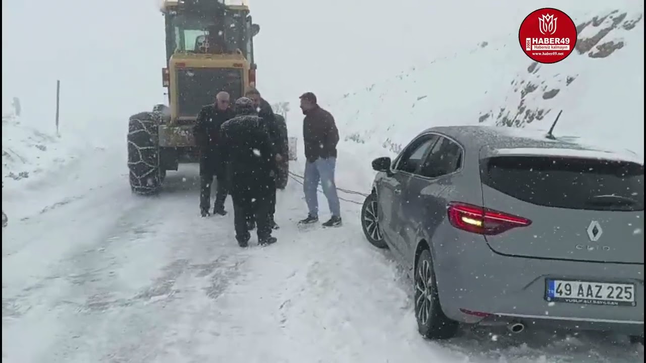 Muş&rsquo;ta kar esareti: Hask&ouml;y-Mutki yolu ulaşıma kapatıldı