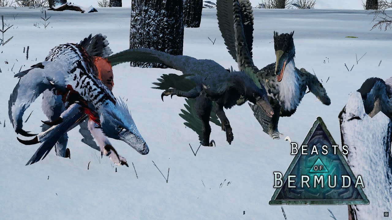 CHILLY CHANGYURAPTORS - Beasts of Bermuda Changyuraptor Gameplay