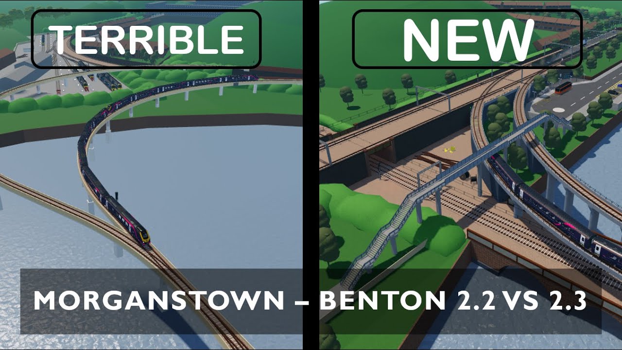 SCR 2.2 vs 2.3 Morganstown Shuttle | 10x Speed Timelapse