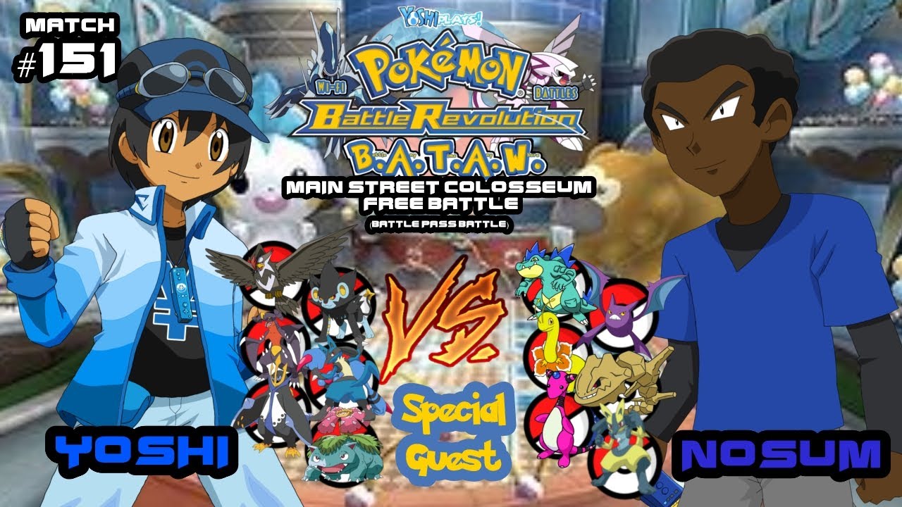 Pokemon Battle Revolution BATAW(Wi-Fi Battles) Match #151: Yoshi vs. Nosum ft. @Nosum0822