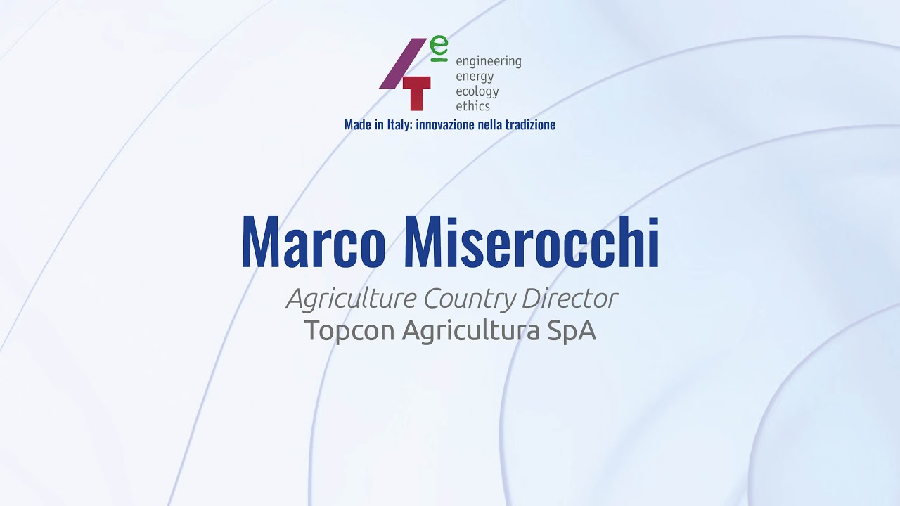 4e 2024 - Gallery Walk Digital: Marco Miserocchi, Topcon Positioning Italy s.r.l.
