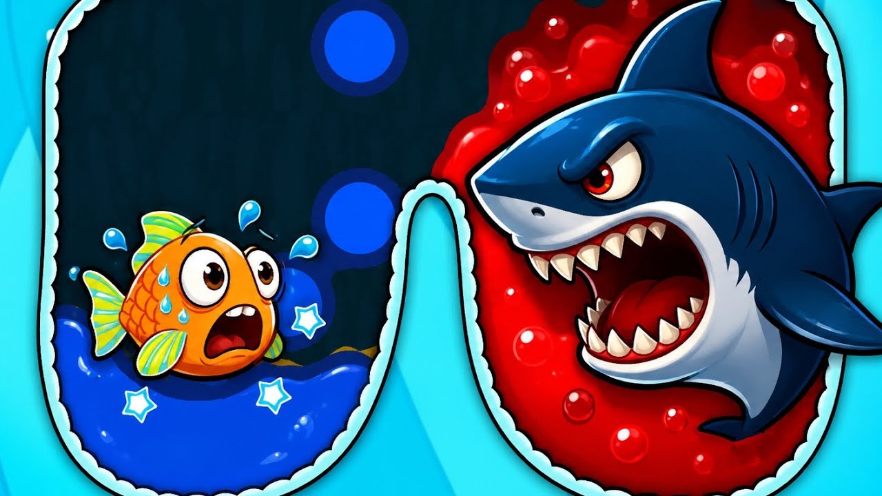 Save the Fish: Pull the Pin Gameplay 🐟 | Can You Rescue the Fish? | Satisfying Puzzle Game 