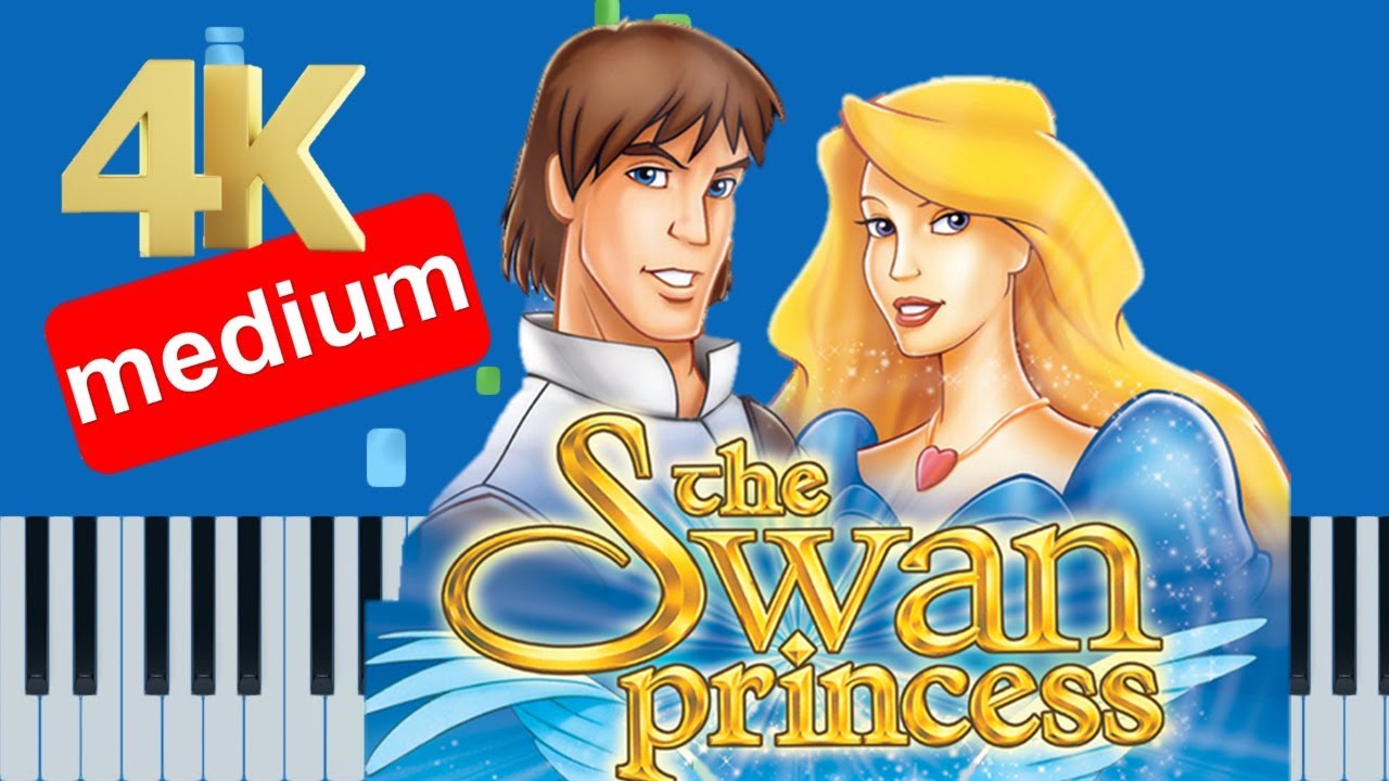The Swan Princess - Far Longer Than Forever (Medium) Piano Tutorial 4K