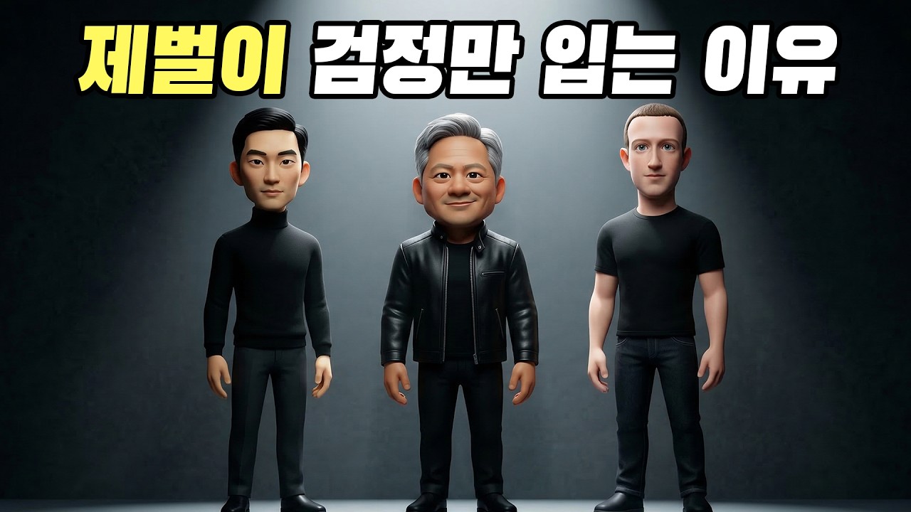 재벌들이 검정 옷만 입는 진짜 이유 3가지 — 절약이 아니었어요