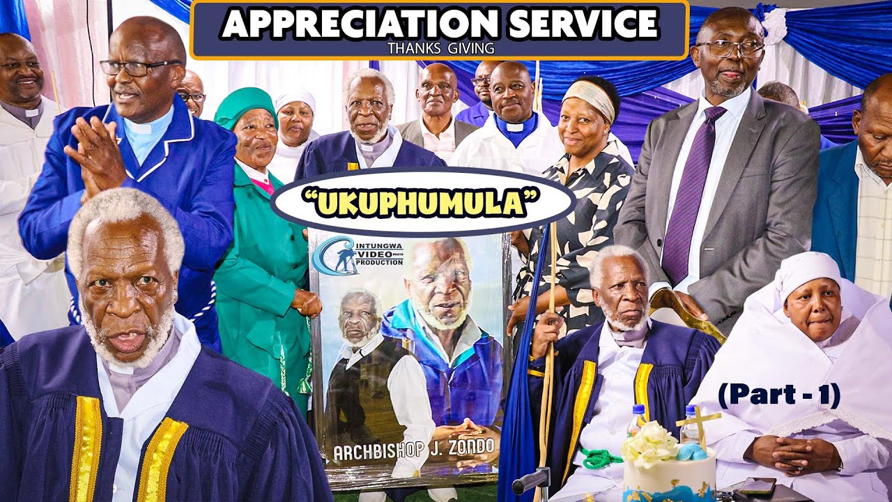 Inkonzo ye Appreciation & Thanks Giving┃ArchBishop J. Zondo┃The New Ekuphumuleni┃Part - 1 ┃Soweto.