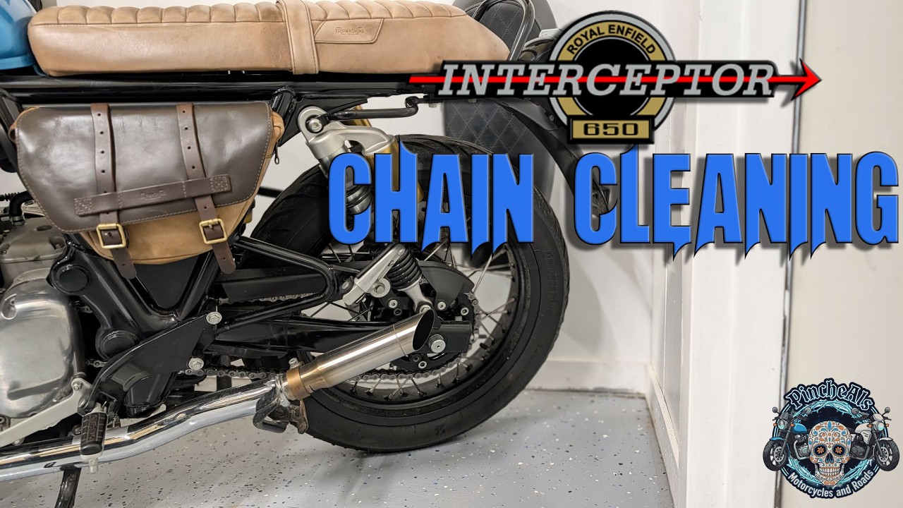 Royal Enfield - Interceptor 650 chain cleaning