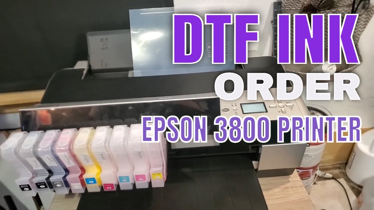 Переделка принтера EPSON 3800 DTF | Заказ чернил | Проверка дюз в Cadlink