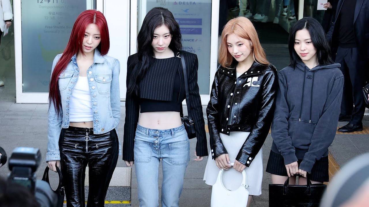 있지(ITZY) 파리패션위크 출국 Departure 직캠 | 인천공항 • 240226