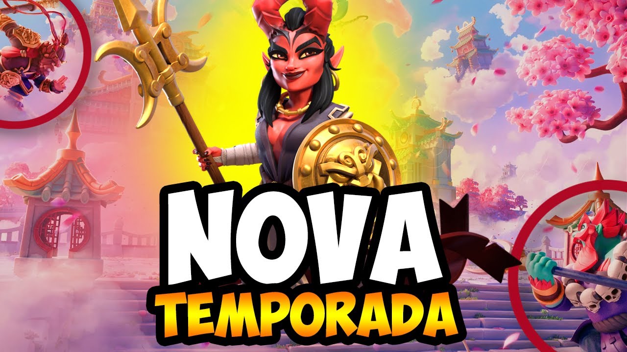 ANO NOVO LUNAR 2026 ESTÁ CHEGANDO! SPOILER DE TODAS SKINS DA TEMPORADA FEVEREIRO NO CLASH OF CLANS!
