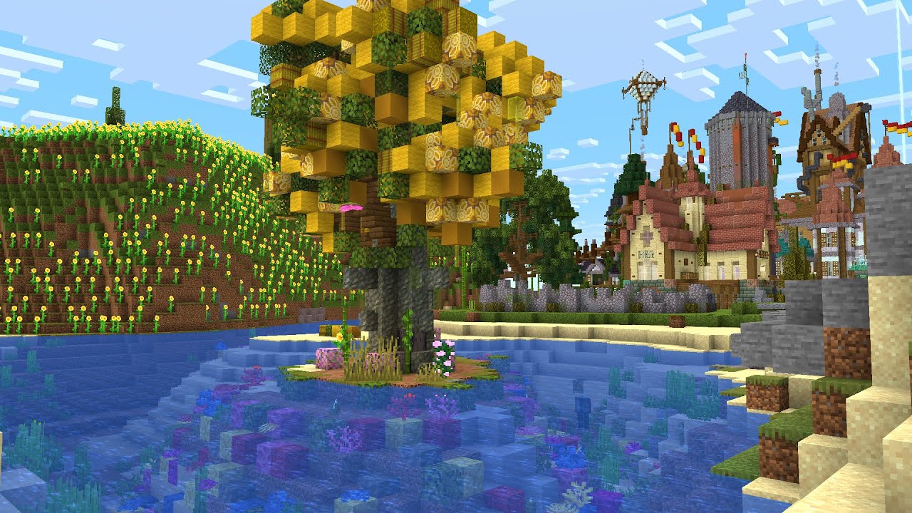 Minecraft: Transforming This Small Island at my 7 Year Old Base