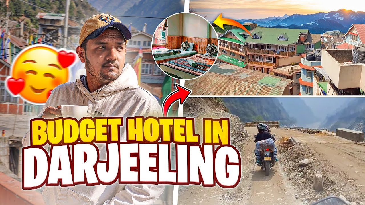 Lachen To Darjeeling Via Gangtok Bike Ride NON Stop 😱😰|Darjeeling Hotels Near Mall/keventers ₹11**😲