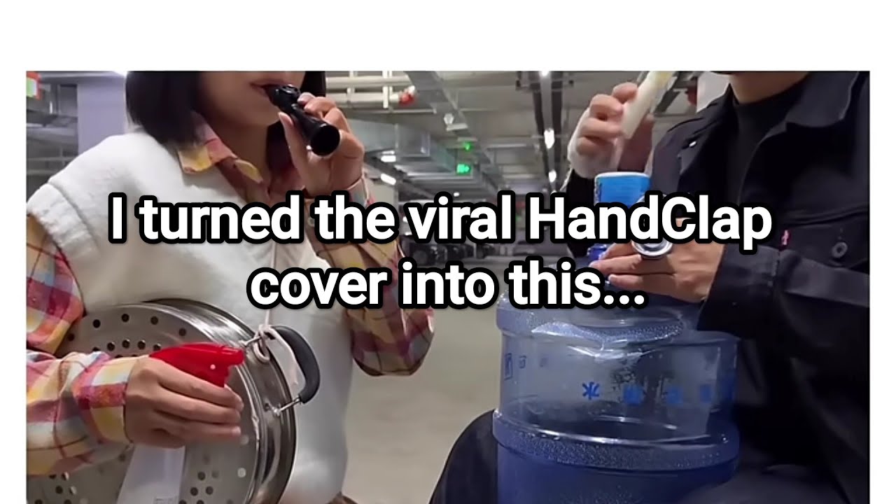 I turned the viral HandClap cover into this...🎶👏🏽