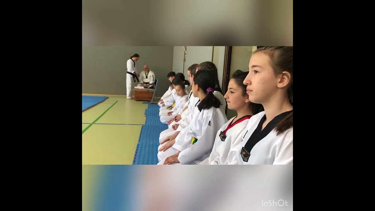 Gelb/Gelb-Grün/Grün Prüfung Taekwondoo PART1