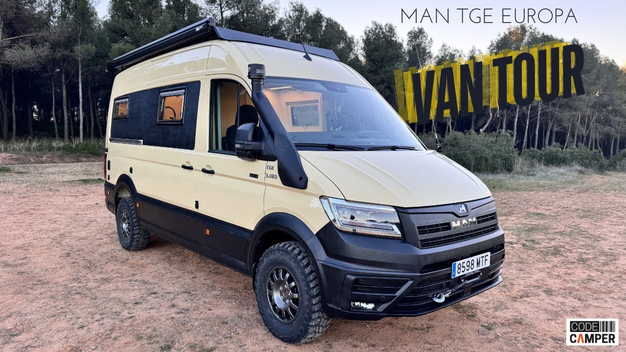 MAN TGE 4x4 EUROPA Expedition 🚐🔥 ¡Una Bestia para Viajar por el Mundo! 🌍 | by Code Camper