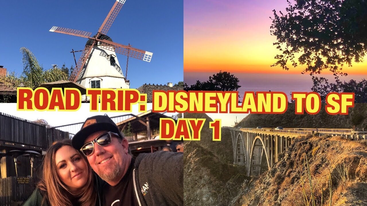 Disneyland to SF: Day 1 Driving up the California Coast | Solvang, Big Sur and Nepenthe Restaurant!