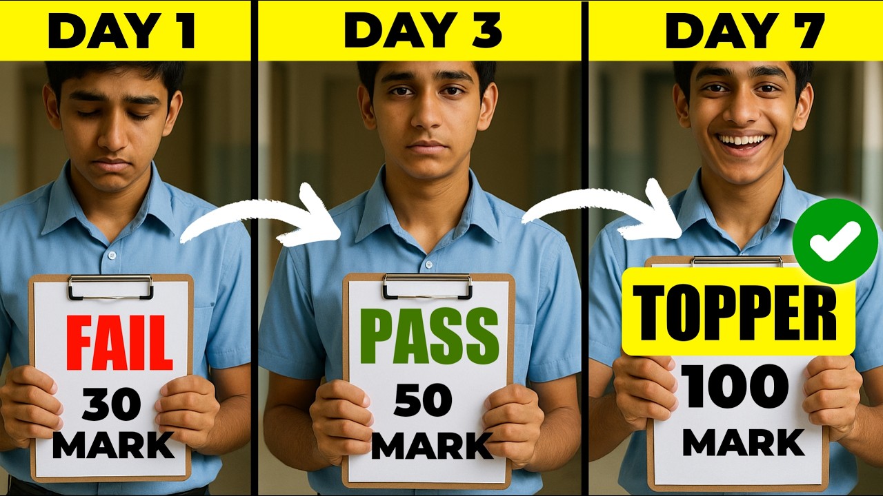 இப்படி படித்தால் Topper ஆகலாம் | 7 DAYS STUDY CHALLENGE 🔥