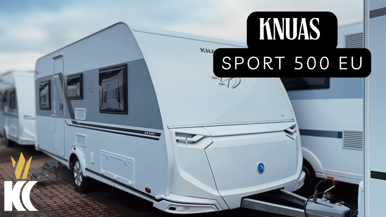 KNAUS SPORT 500 EU | Stor familie campingvogn med enkeltsenge