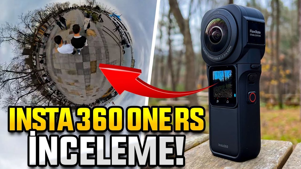 1 inç sensörlü kamera Insta360 One RS inceleme!