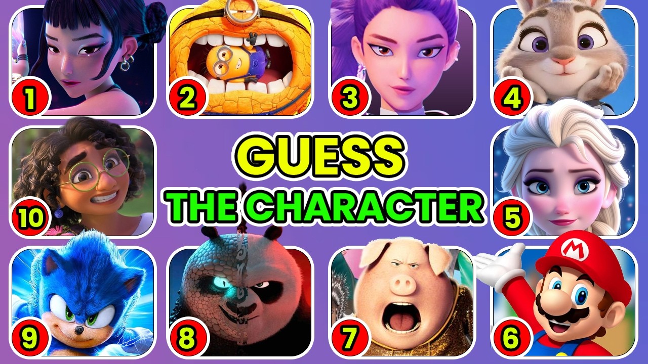 Guess the Movie Characters by the Song and Voice 🎤MOVIE QUIZ | Deep Quiz