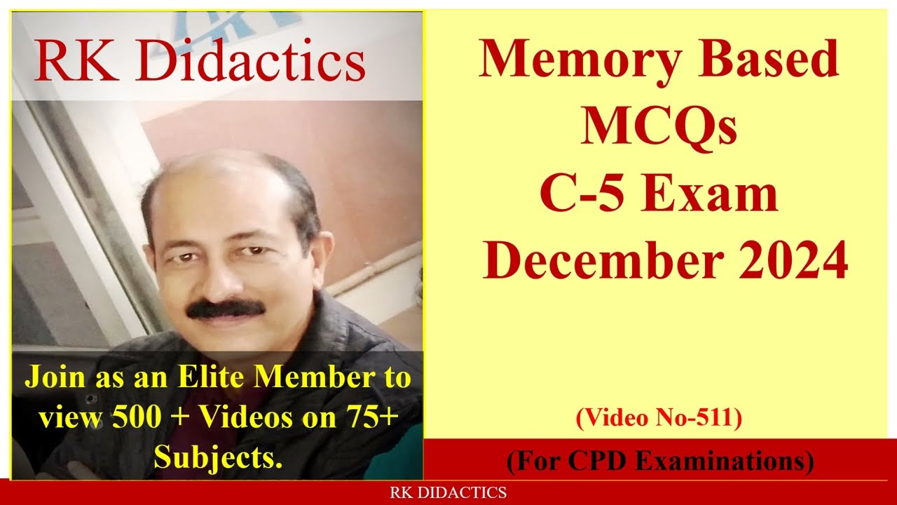 CPD Memory based MCQs-2, 2024