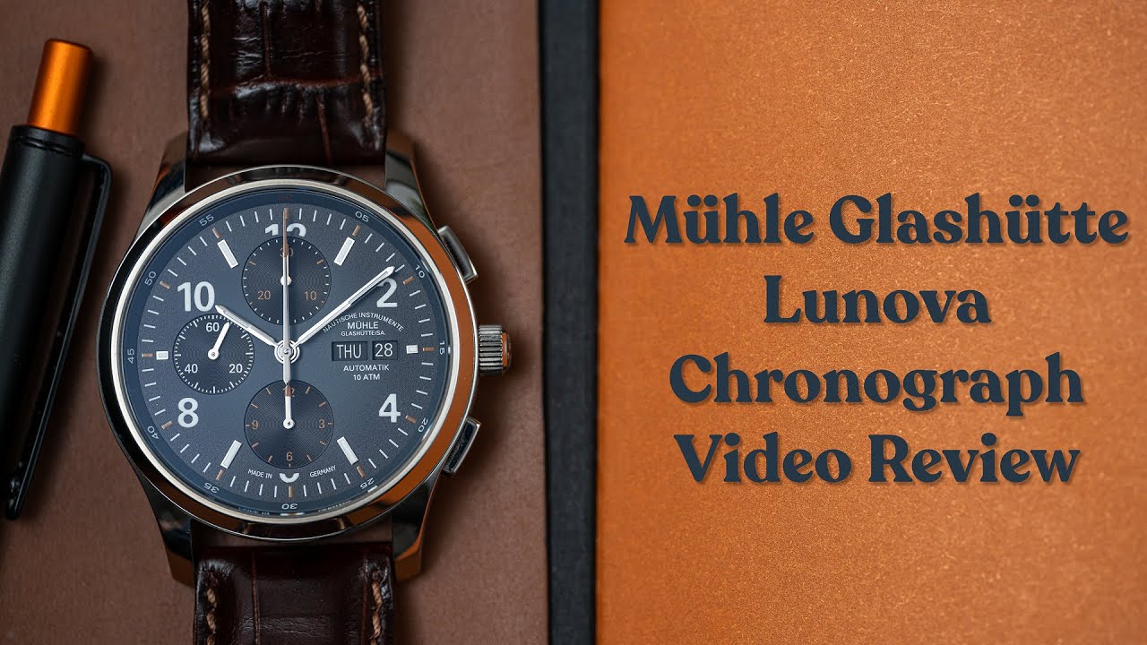 Muhle Glashutte Lunova Chronograph Video Review - Watch Clicker