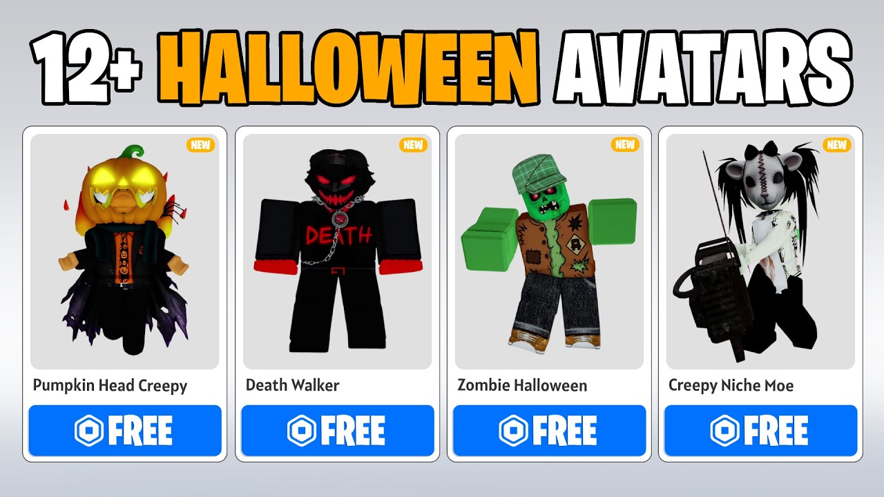 12 ЛУЧШИХ БЕСПЛАТНЫХ ХЕЛЛОУИНСКИХ АВАТАРОВ В ROBLOX 2026 🎃🔥