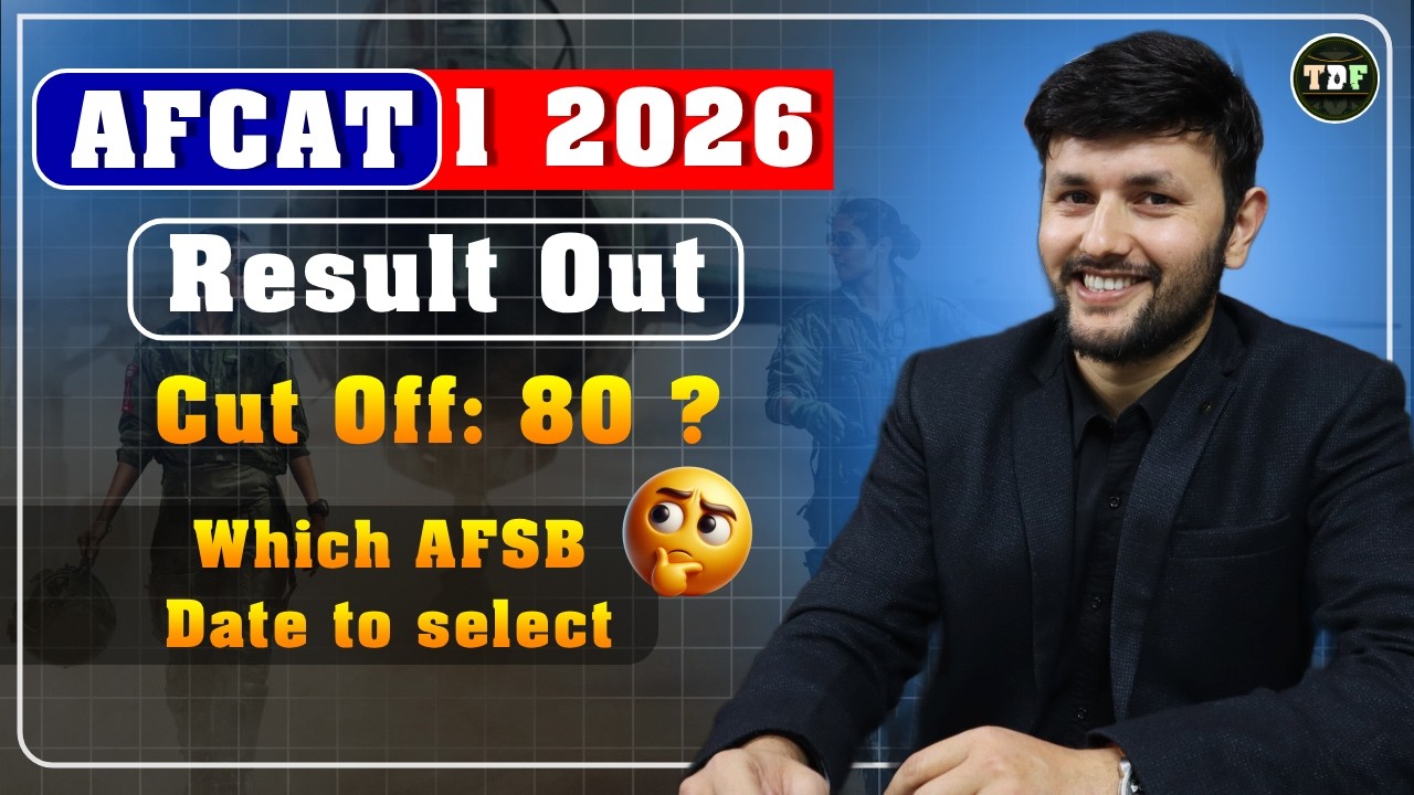 AFCAT'1'2026 Result out, check when to select the AFSB dates. #airforce #afcat