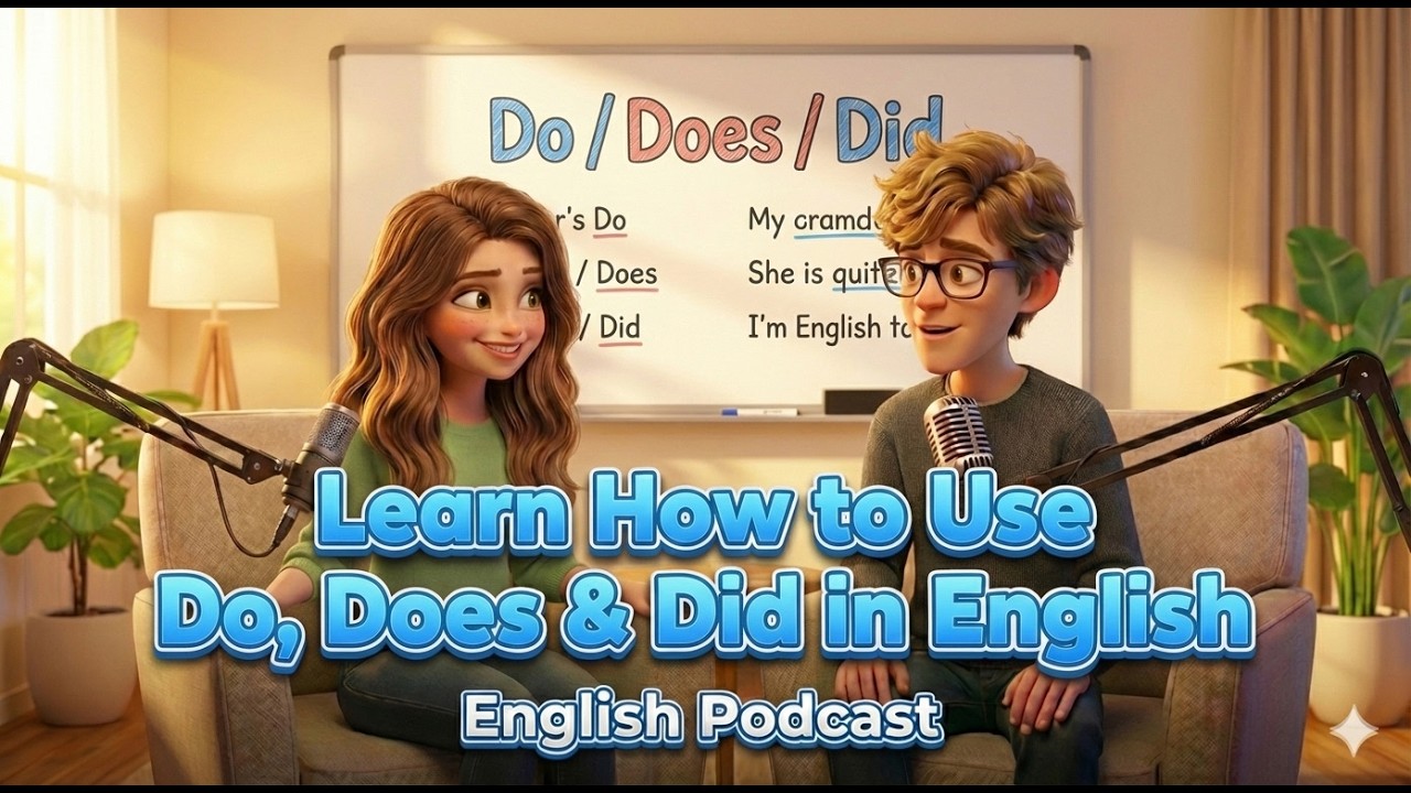 Learn How to Use Do, Does & Did in English | English Podcast