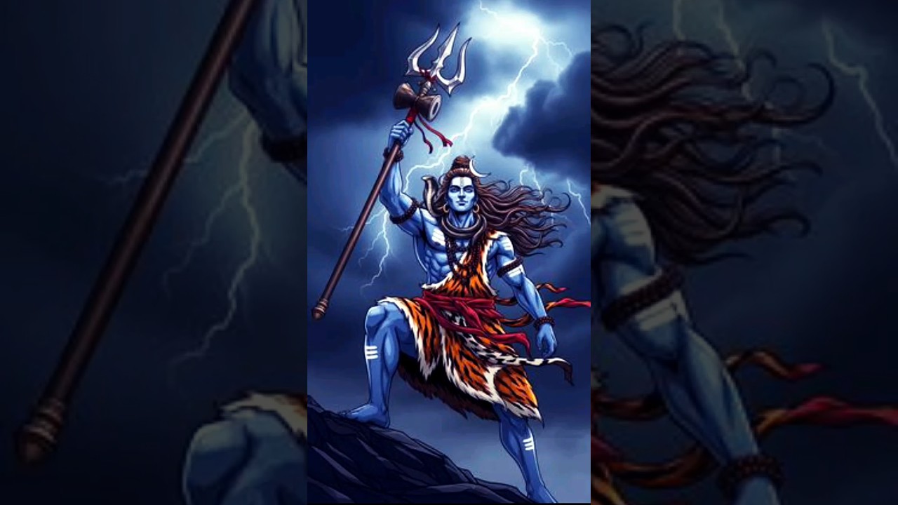mahadev Hanumanji drawing