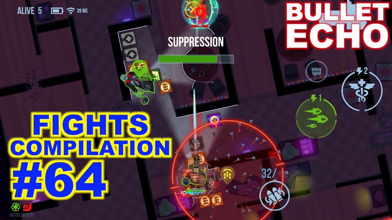 Bullet Echo | Fights Compilation #64 | gameplay | Battle Royale mode