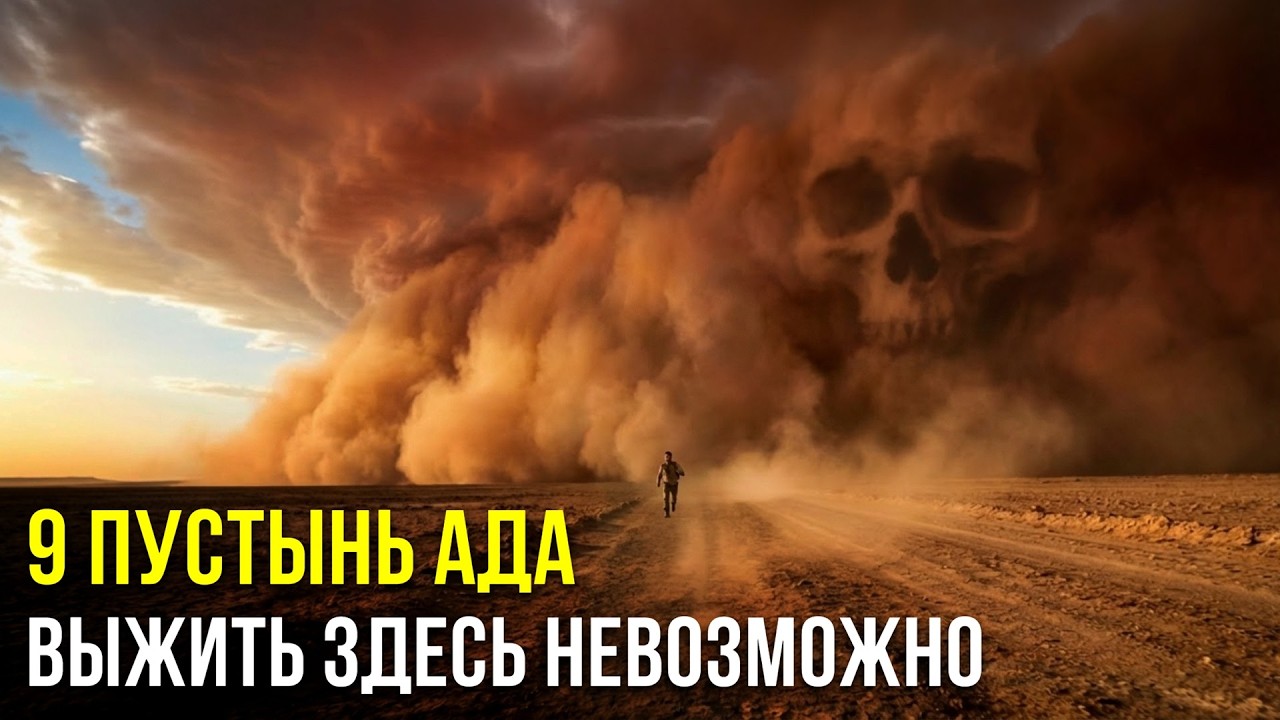БЕЗ ШАНСОВ: 9 самых смертельных пустынь, где вы никогда не захотите оказаться!