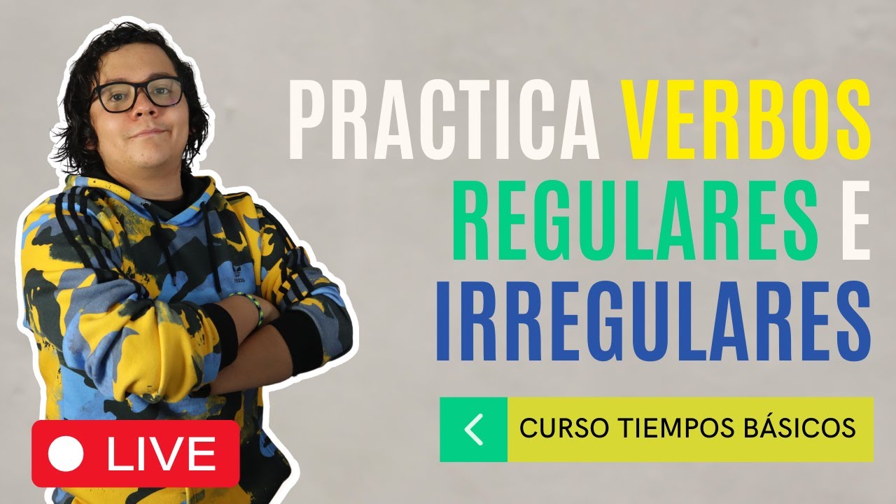 Practica VERBOS REGULARES E IRREGULARES en inglés...