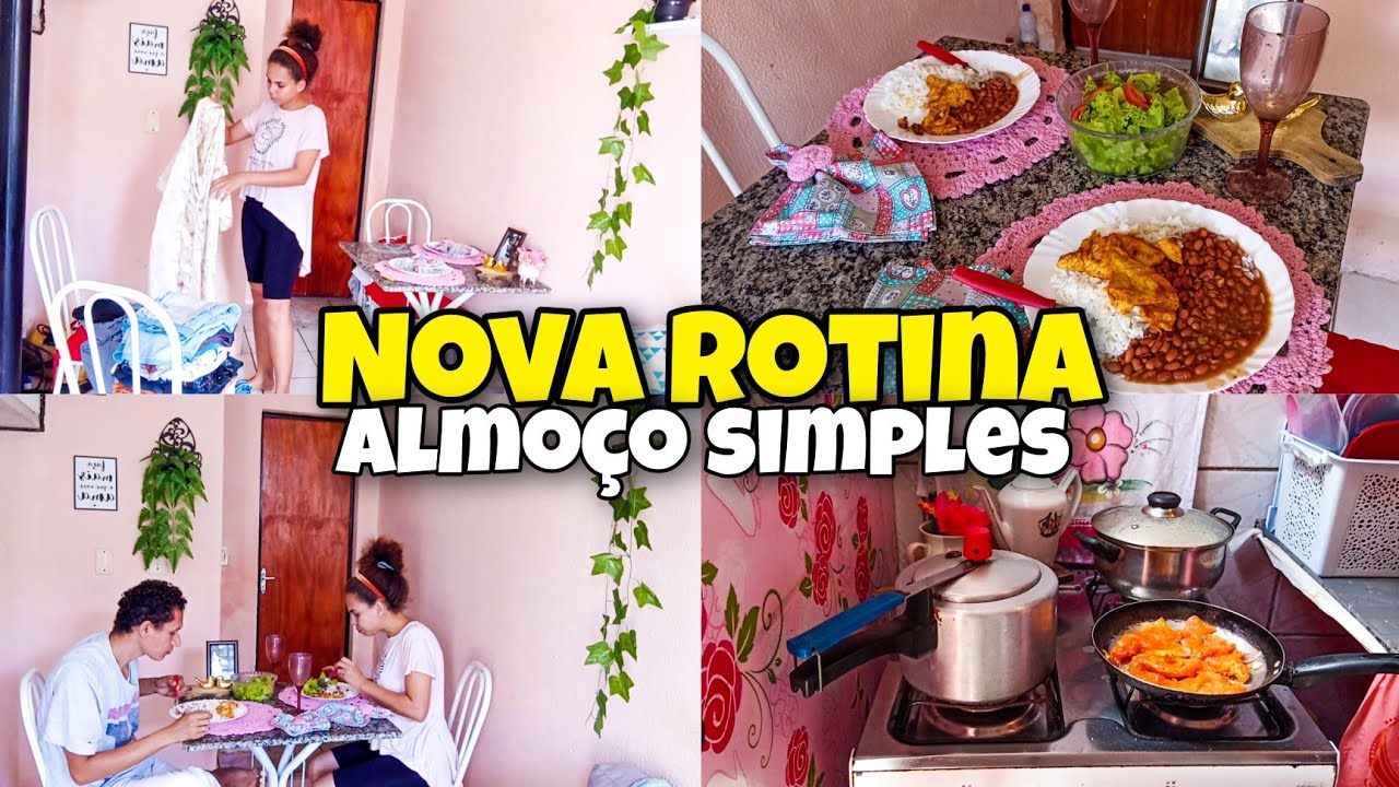 DONA DE CASA COM AMOR | ALMOÇO SIMPLES | ROTINA DIÁRIA