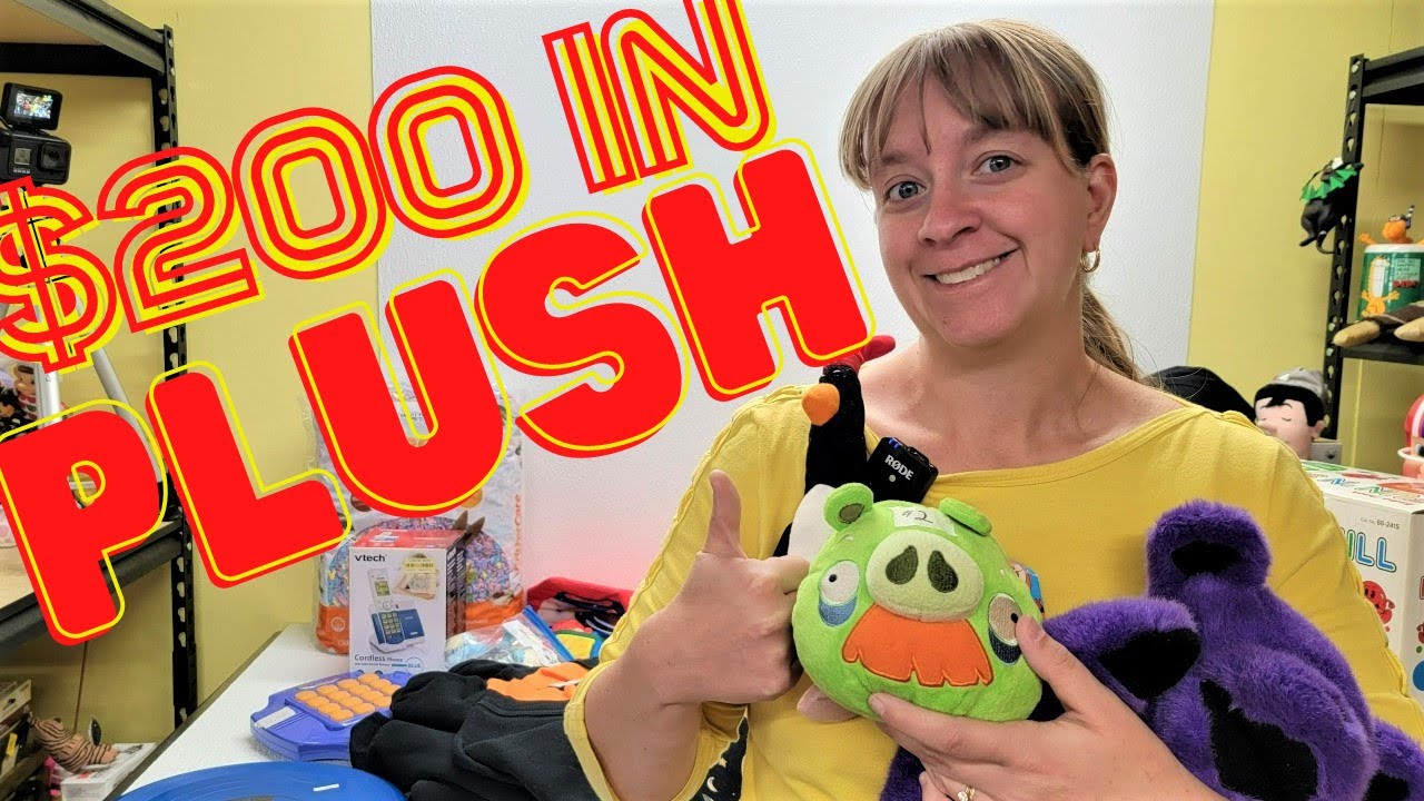PLUSH, TOYS, AND MORE RUMMAGE SALES HAUL | WHAT WE FOUND TO RESELL ON EBAY
