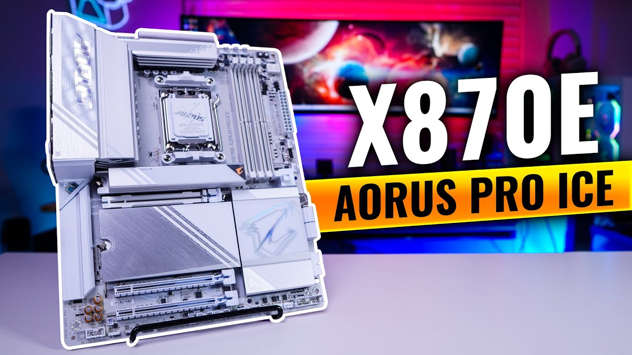 Gigabyte X870E AORUS Pro Ice Motherboard Review