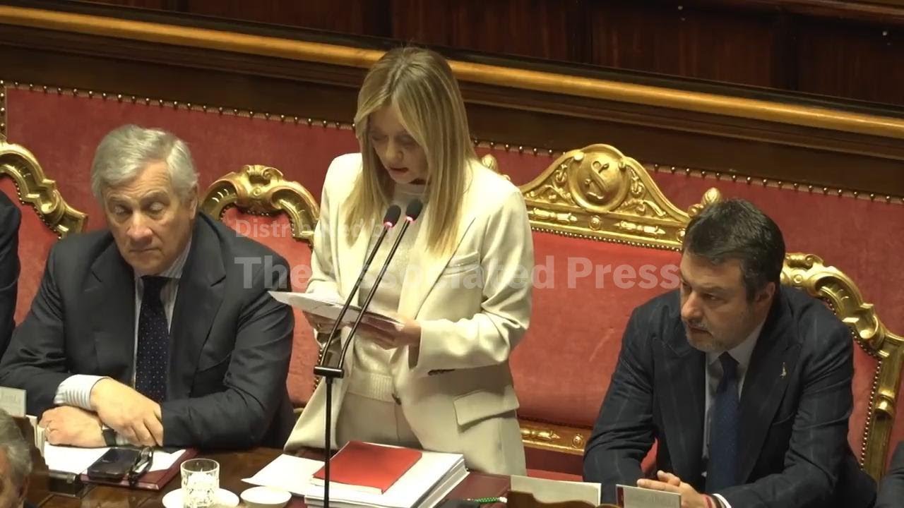 Meloni says Italy is not participating in strikes on Iran