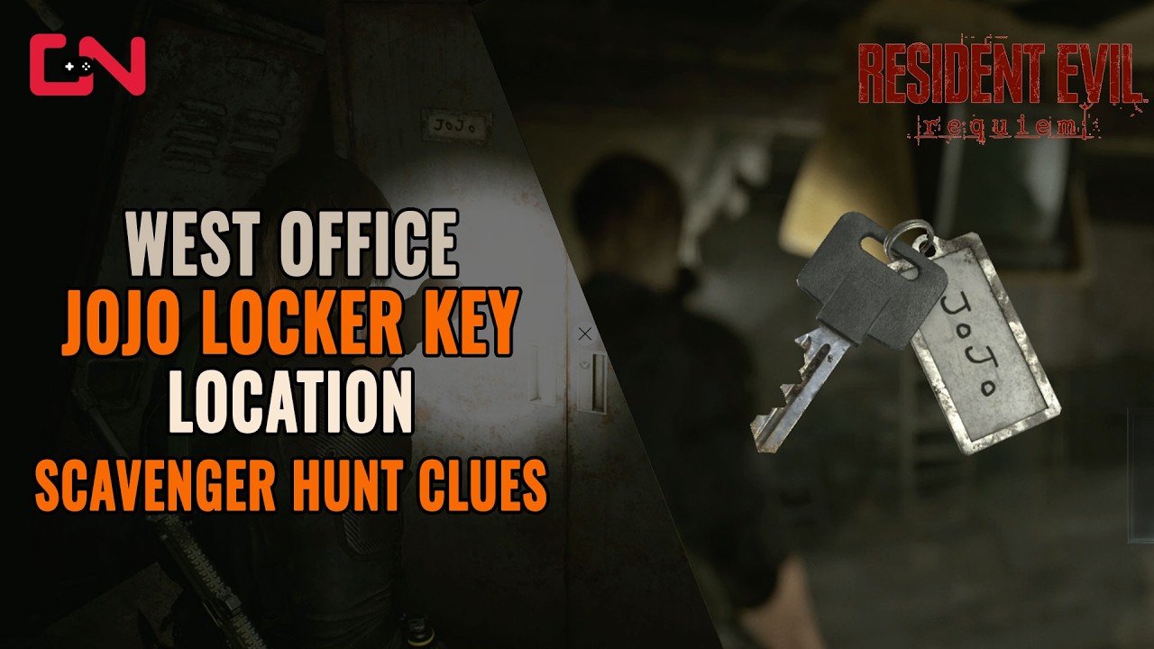 Resident Evil Requiem Scavenger Hunt Puzzle - Jojo Locker Key Location