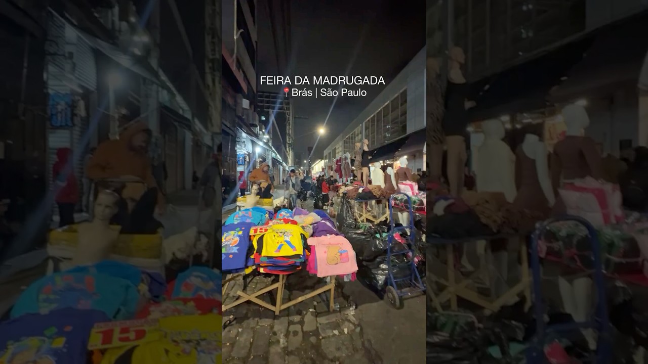 👗 FEIRA DO BR&Aacute;S DA MADRUGADA | S&atilde;o Paulo #sp #vlog #viagem #compras #feira
