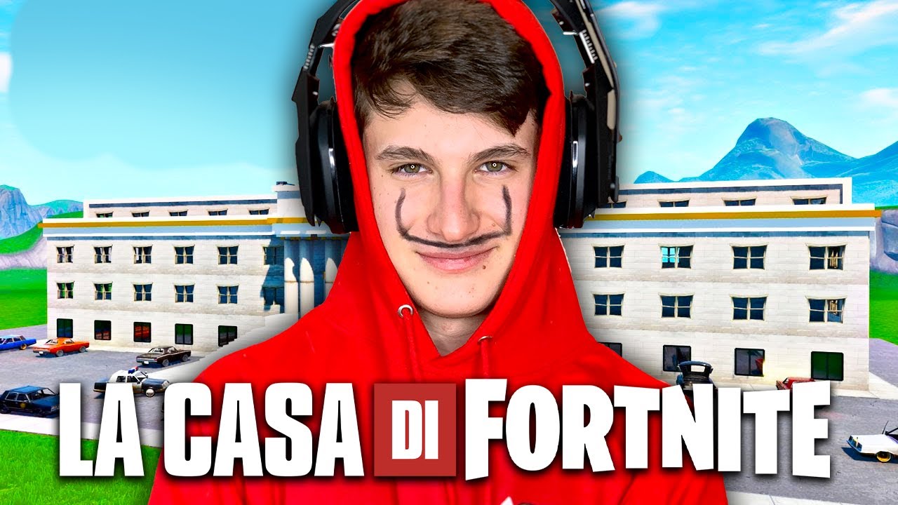 LA CASA DI CARTA SU FORTNITE