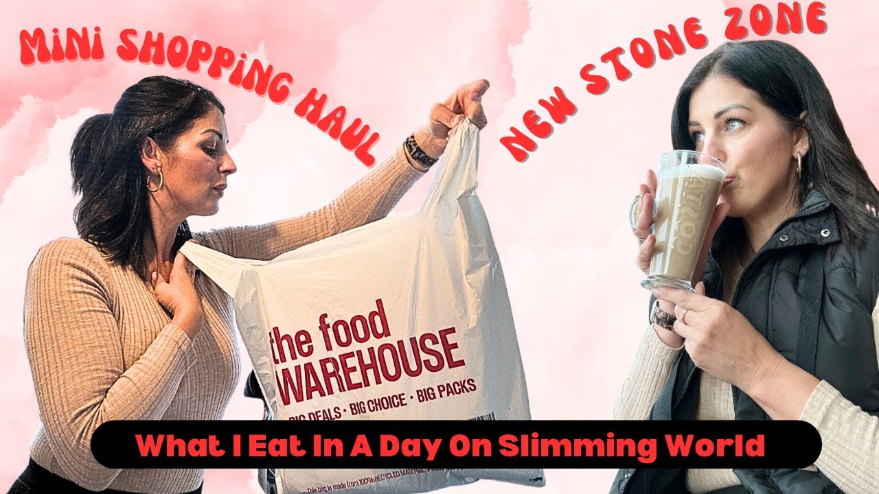 What I Eat In A Day On Slimming World | Mini Grocery Haul #slimmingworld #whatieatinaday