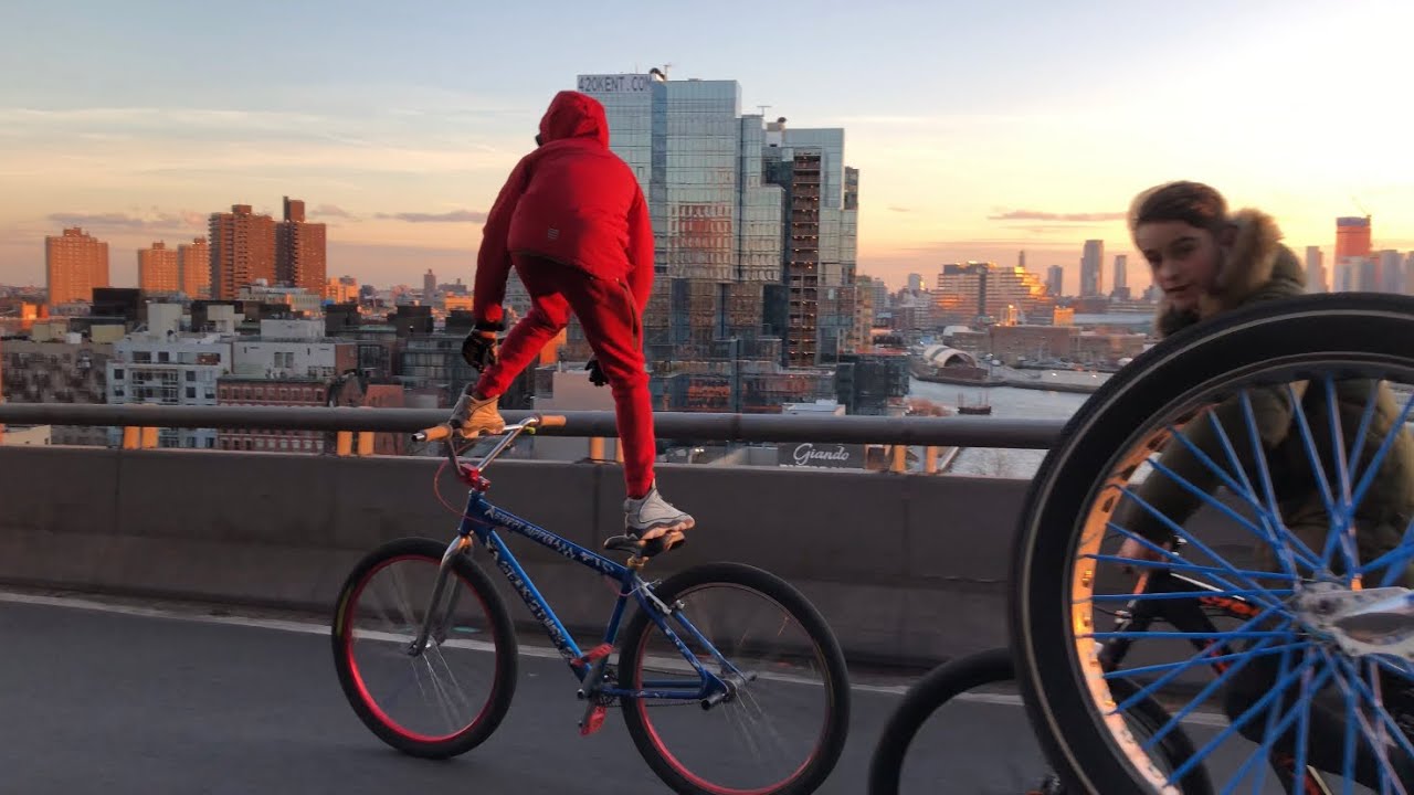 SURFING OVER NYC BRIDGE!!