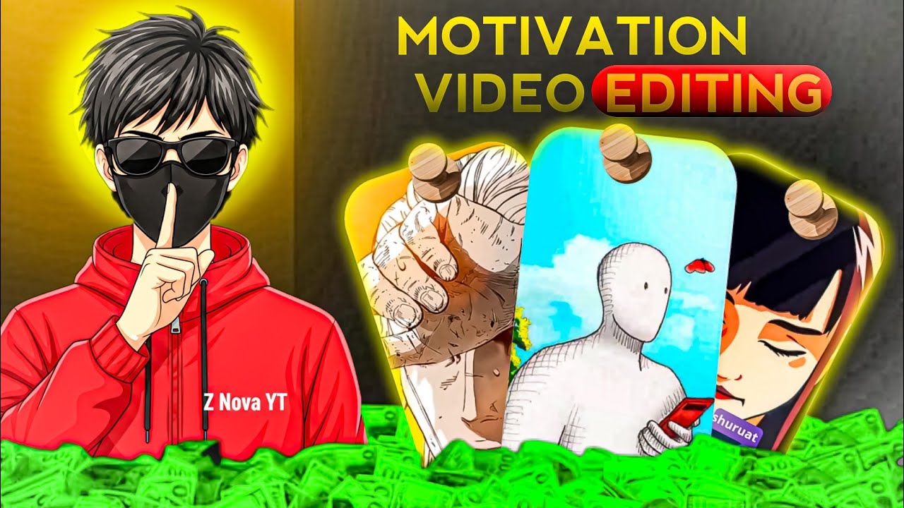 How to motivation video editing on mobile 😎 motivation video kaise banaen#long video