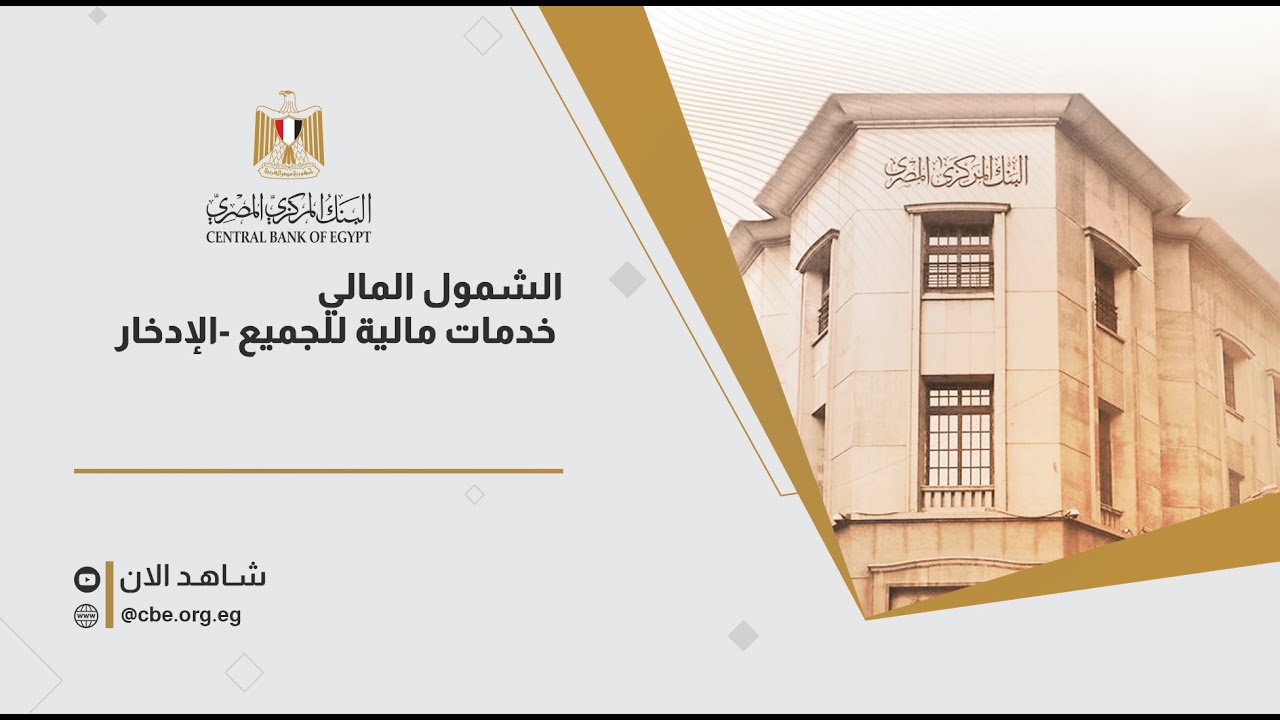 الشمول المالي خدمات مالية للجميع -الإدخار