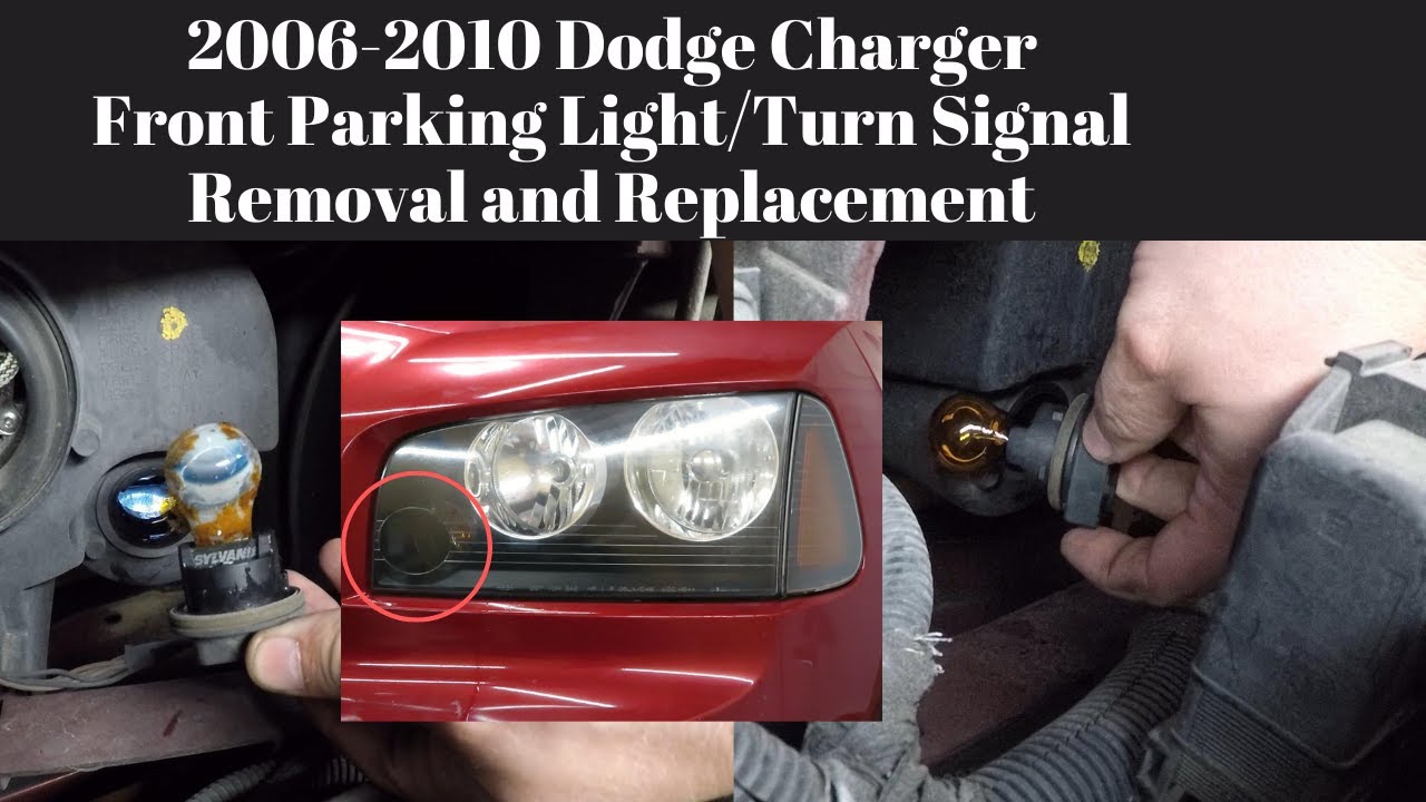 Quick and easy DIY: Dodge Charger turn signal light bulb removal and replacement