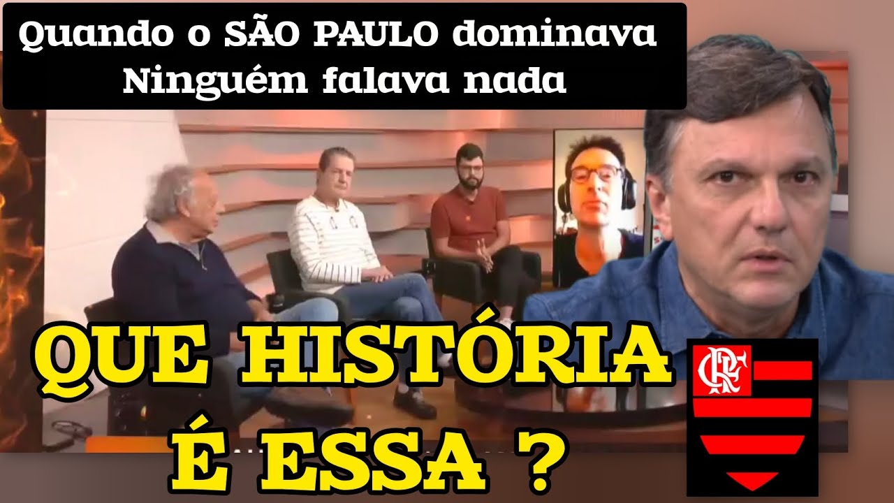 Mauro César faz análise de flamengo e fluminense e questiona parte da mídia 