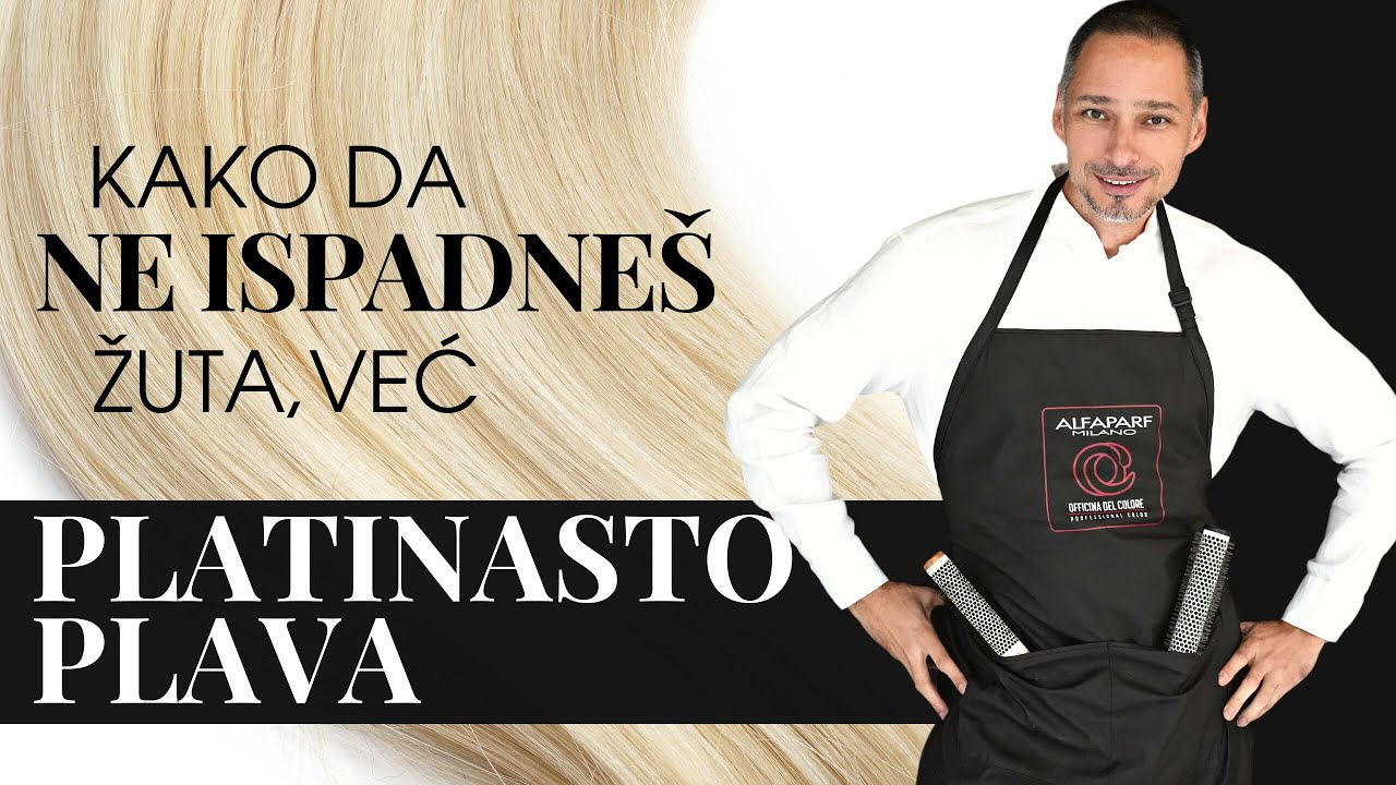 👩🏼KAKO DA POSTIGNES PLATINASTO PLAVI TON KOSE ?