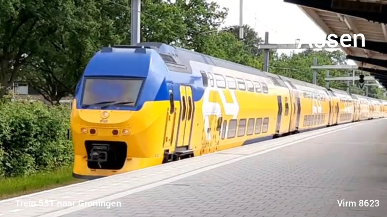 aankomst en vertrek flow virm in assen