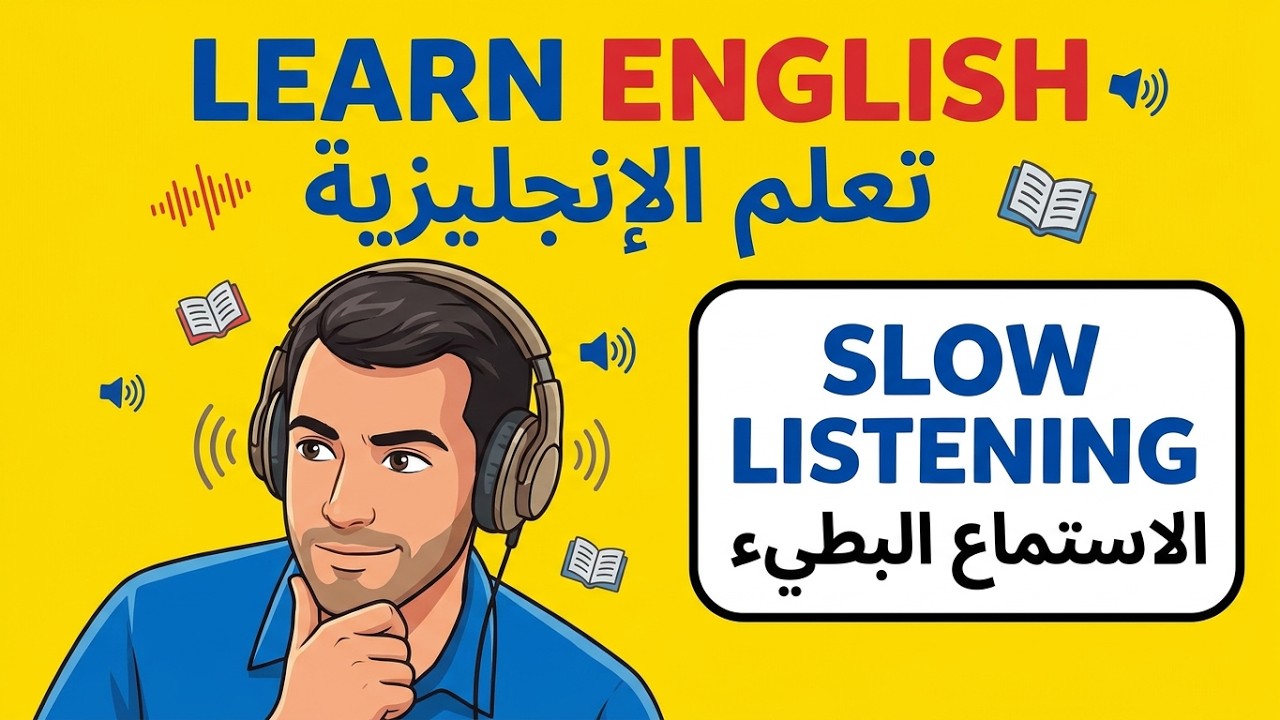 تعلم الإنجليزية | من مبتدأ الى محترف عبر بودكاست الاستماع البطيء